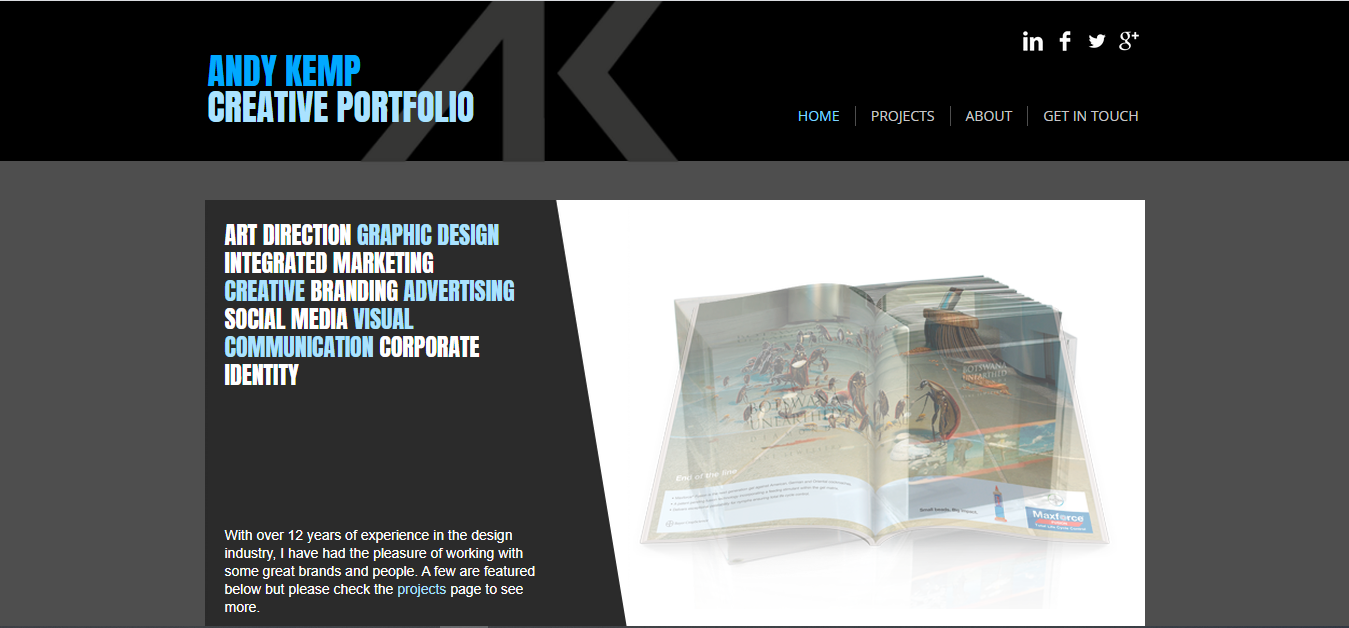 Andy Kemp Website