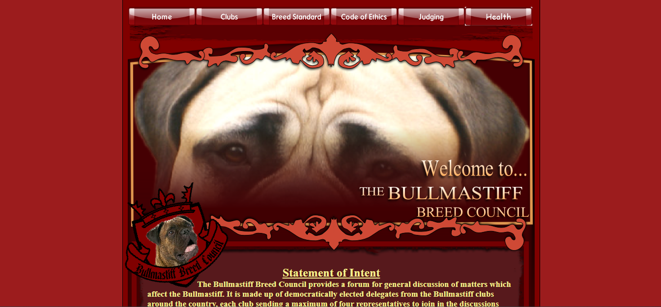 Bullmastiff Breed Council Website